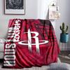 basketball Pride Rockets Blanket Lightweight Flannel Bedding Blanket Perfect for Travel, Camping, Living Rooms, Offices, Sofas, Fan Christmas gift