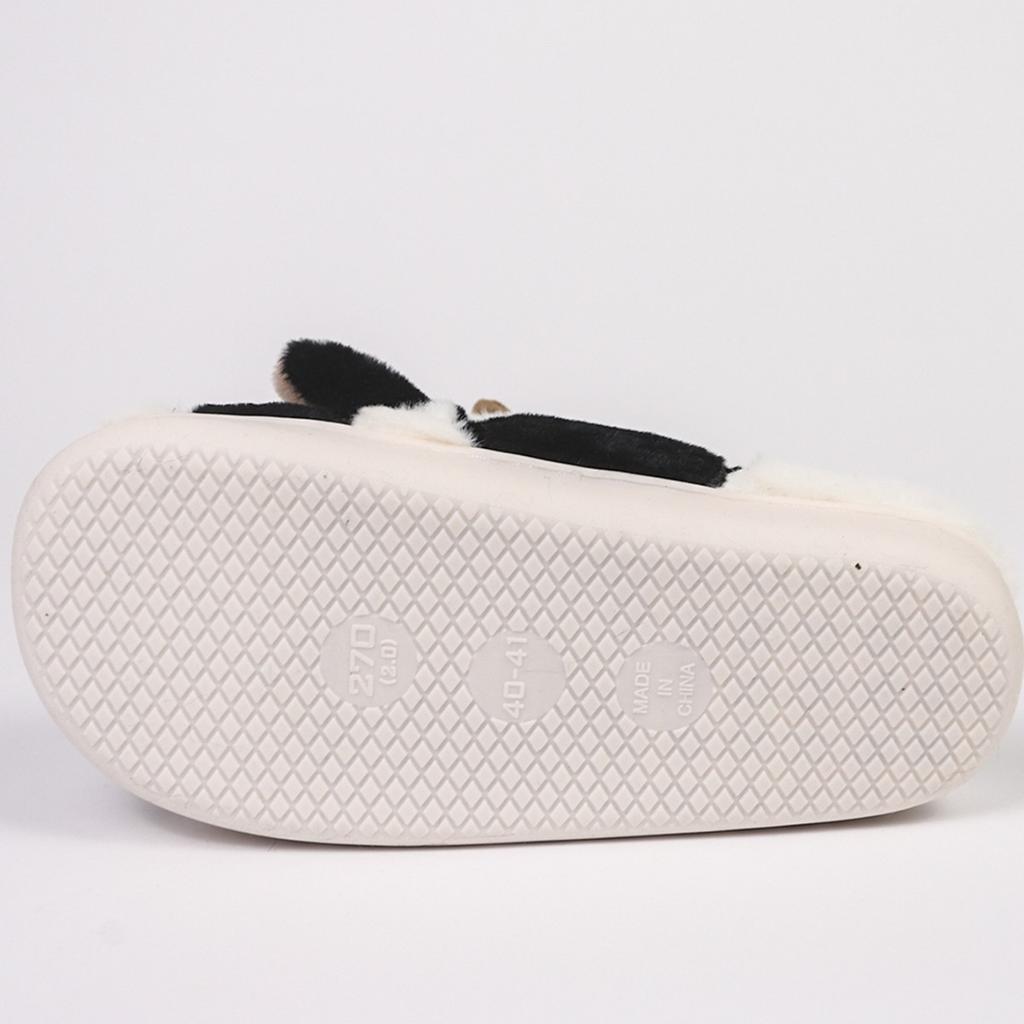 Winter Plush Men Slippers Plus Size Women for Man Furry Shoes