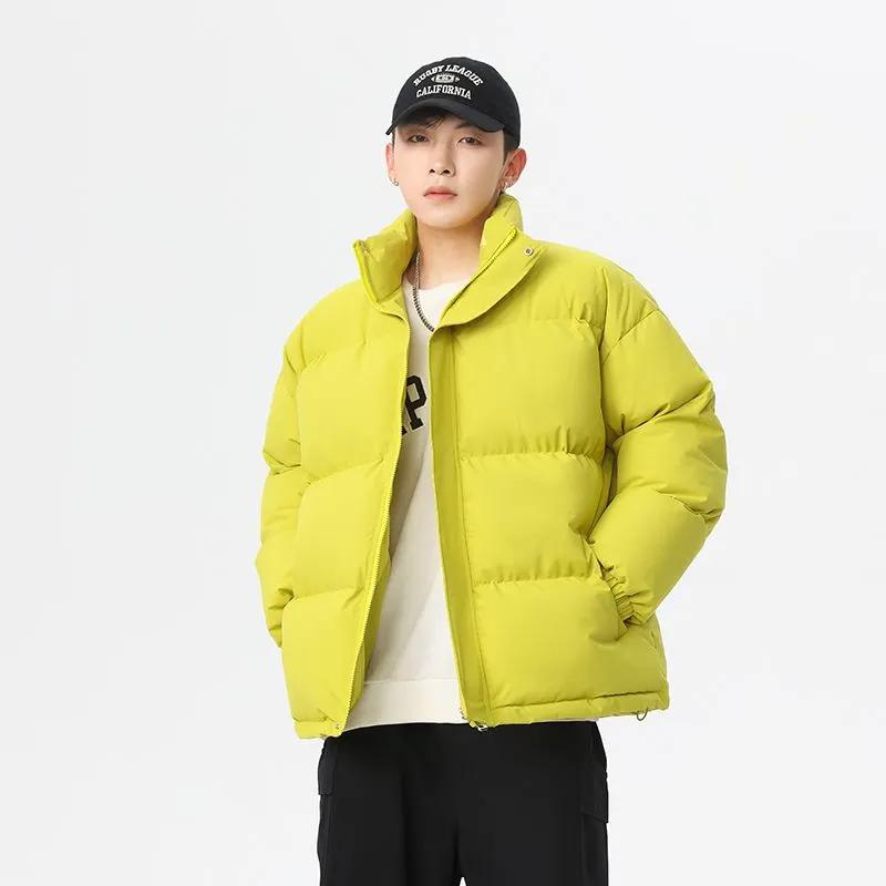Winter Stand Collar Cotton Coat Men's Down Warm and Cold Top