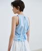 Mohe Flower String Sleeveless _ Sky Blue