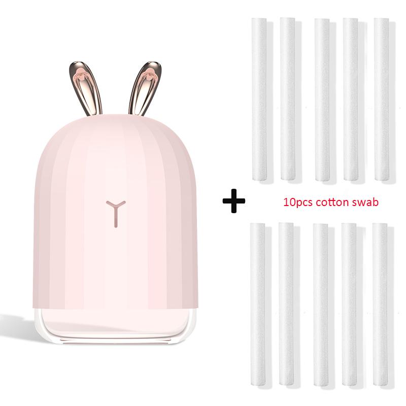 High Quality 220ml Ultrasonic Air Humidifier Aroma Essential Oil Diffuser For Home Car Usb Fogger Mist Maker With Led Night Lamp