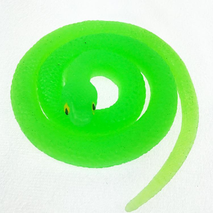 Realistic Cobra Snake Toy - Soft Rubber Prank Snake for Halloween