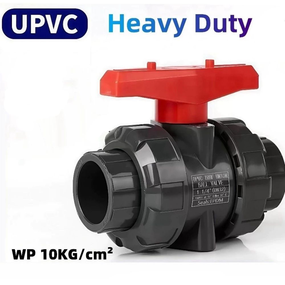 Plastic Double Way Ball Valve Irrigation Water Pipe Fittings PE Pipe Faucet Diverter Household