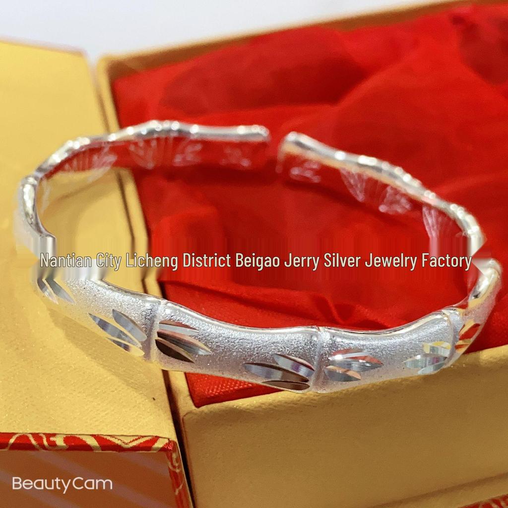 Bransoletka z gwiazdkami posrebrzana na Walentynki dla kobiet - Modny prezent w stylu Douyin dla przyjaciółki