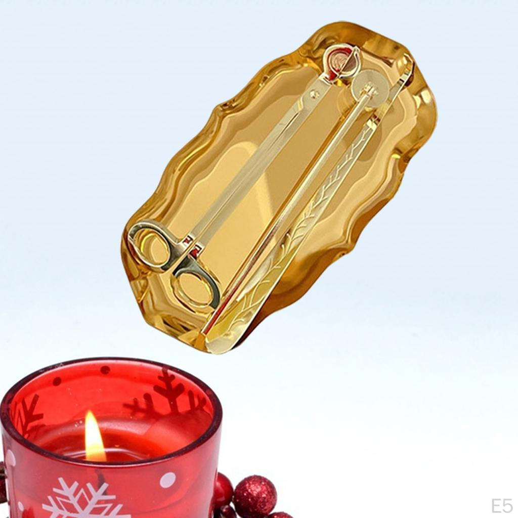 Set, Tool with Cutter Candle Dipper and Storage Tray Stainless Steel Long handle Accessory
