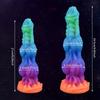 9.6" Glow-in-the-Dark Fantasy Dragon Silicone Dildo, Ultra Soft Liquid Silicone, Dual Knot Texture, Strong Suction Cup, Premium Fantasy Collection
