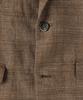 Panicale Brown Linen Classic Check Jacket
