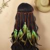 Rope Beaded Tassel Headband Ethnic Style Tassel Headdress New Bohemian Headband  Beach Outings