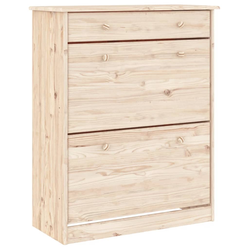 Vidaxl Sideboard Alta, 77X35X188 Cm, Light Pine Wood