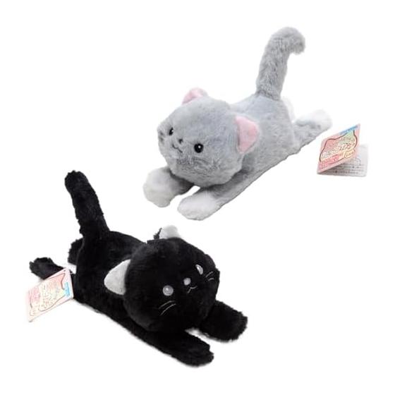 Slap Bracelet Plush Toy, Cat, Set of 2, "Snap! Hug!" Cuddle Cat, Color Not Specified
