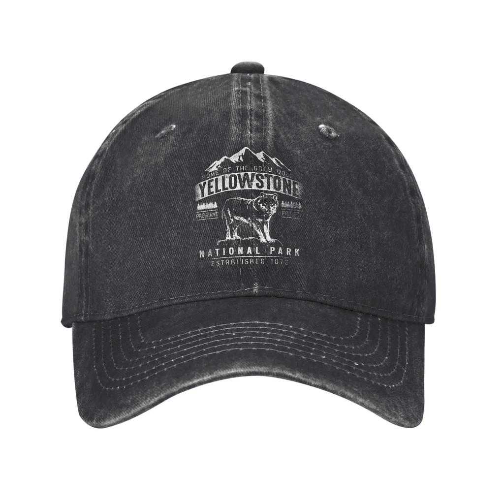 AYellowstone Dutton Ranch Oro Montana Cappellini da Baseball Vintage Denim Usurato Lavato Cappellino da Sole per Corsa Golf Regolabile Cappelli Ca