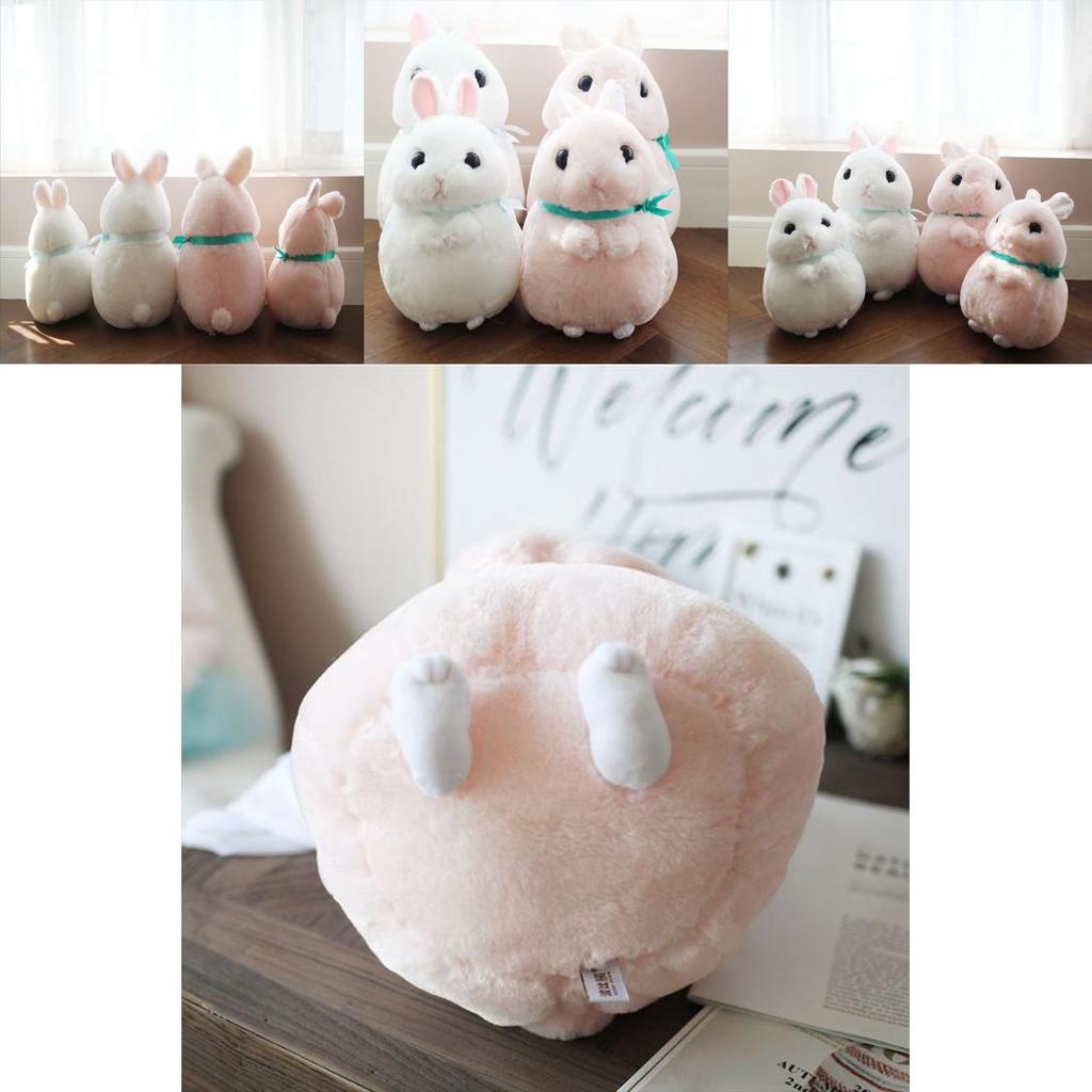 Adorable Cute Kids Baby Plush Soft Bunny Pink White Rabbit Doll Toy Gift For All Ages