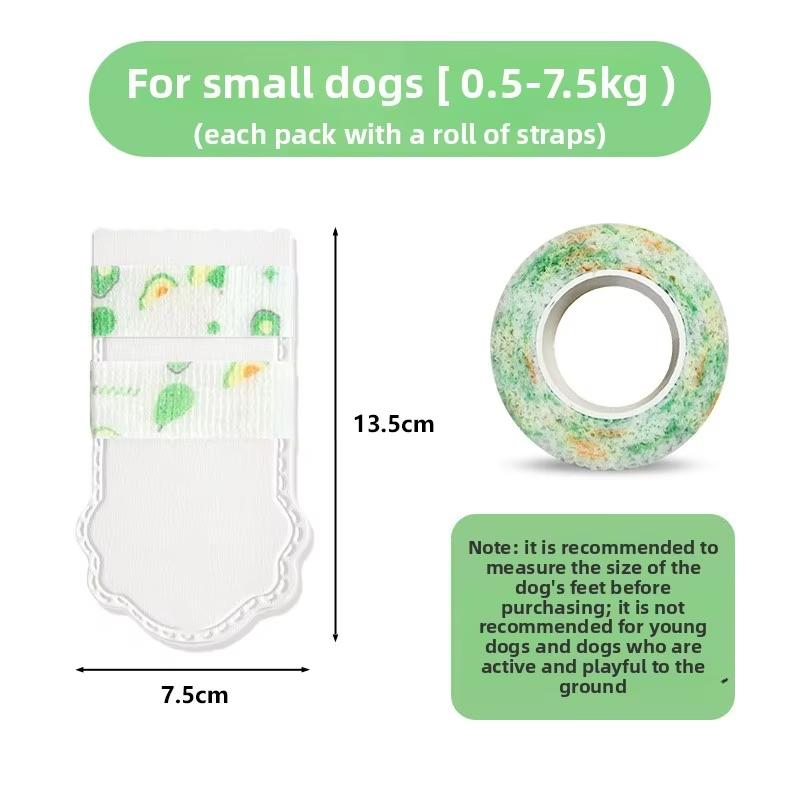 

Portable Outdoor Dog Shoe Cover For Outdoor Use Disposable Foot Coverpet Shoes Anti Shedding Waterproof Pet Supplies