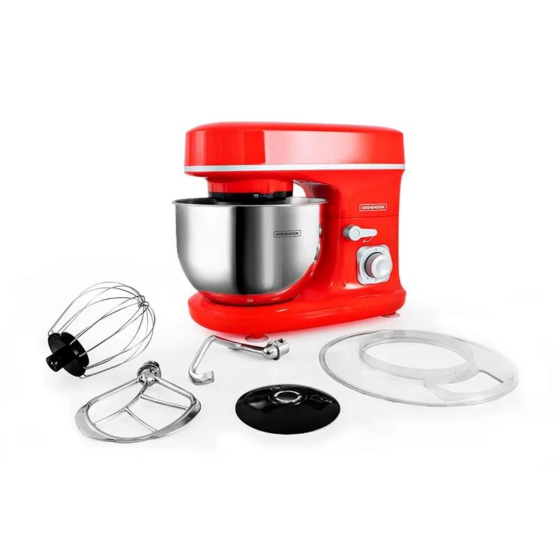 Kitchencook - Pâtissier Robot Revolve_red - 1300 W 5 L - 3 Accessories