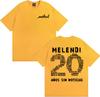 Rapper Melendi 20 Anos Sin Noticias Merch Tee Shirt Unisex Women Fashion Retro Short Sleeve T Shirt Cotton Casual Oversized Tshirt