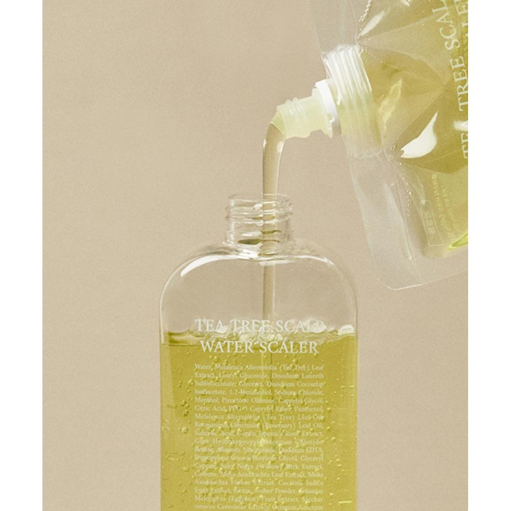 STeambase Problém se zápachem pokožky hlavy Řešení Keratin pokožky hlavy Tea Tree Scaler Náplň 500 ml