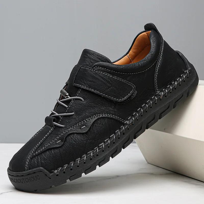 

Men Loafers Casual Business Shoes Fashion Leather Flats Comfortable Men s Leisure Shoe Classics Formal Loafer 38