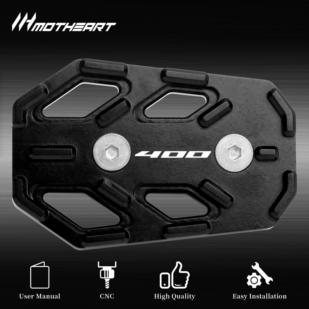 MotHeart Motorcycle Brake Pedal Extensions for CB400X 2021 CBR 400R 2019-2021 Improved Comfort and