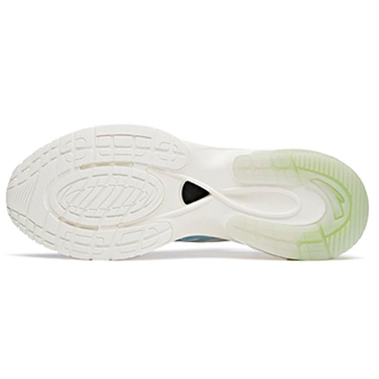 New Anta Tron 1.0 Cushioned Slip Resistant Abrasion Resistant Breathable Low Top Running Shoes Men's White Blue Gray 112125518-1