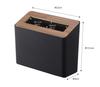 Yamazaki Tabletop Trash Can with W22 x D9 x Slim Suitable for Any 5230 (Yamazaki) Lid, Brown, Approx. H15.5cm, Rin, Design, Place,