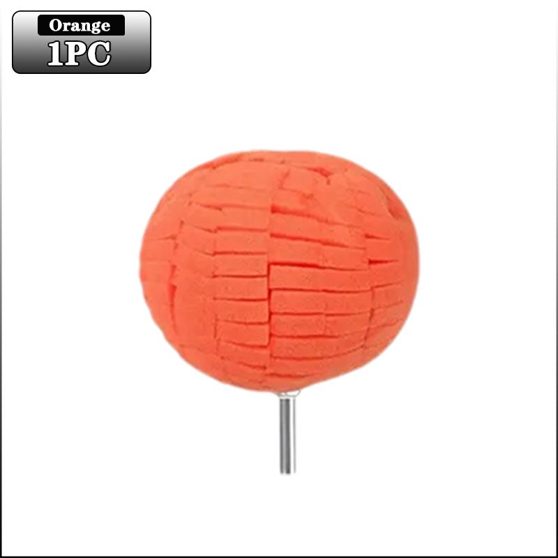 1-4PCS Car Hub Polishing Sponge Grinding Head Conical Sponge Wheel Buffer for Metal Plastic Automotive Wheel Detail Tool