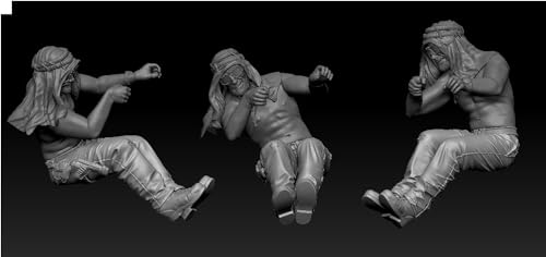 Thunder Model 1/35 Scale British LRDG Ford F-30 Gun Truck with 37mm Bofors Cannon, Includes 2 Figures, Plastic Model Kit TB35307