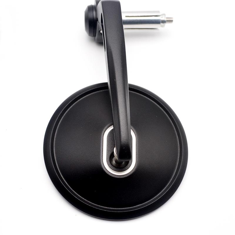 Retro Aluminum Alloy Motorcycle Rearview Mirror - Universal 22mm Handlebar, Round Design, High Quality