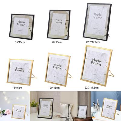 Modern Photo Frame Ornate Photo Frame Picture Frame Metal Floating Glass Artwork