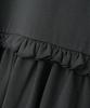 Milo Woman Puff Sleeve Jersey Dress [Deep Charcoal]