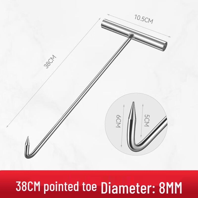 Black Scorpion Stainless Steel Manhole & Rolling Door Hook