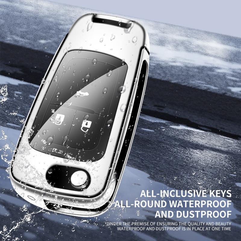 New Zinc Alloy Leather Car Key Case Cover Protector For Buick Chevrolet Cruze Aveo Trax Opel Astra Corsa Meriva Zafira Antara J