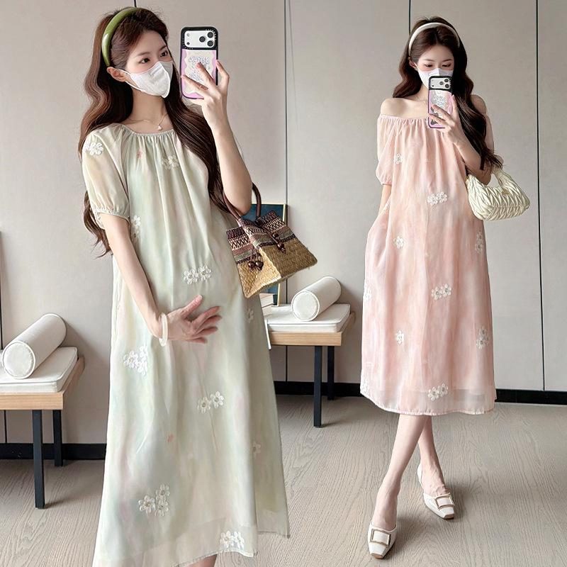 Maternity Summer Dress 2026: Chic, Fresh, Mid-Length Design