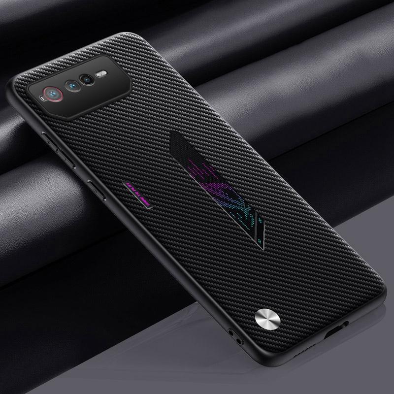 

Роскошный чехол из искусственной кожи для Asus ROG Phone 6 6D, задняя крышка, матовый силиконовый чехол для телефона с полной защитой для Asus ROG Phone6 ​​D 5G For ROG Phone 6D матовый черный