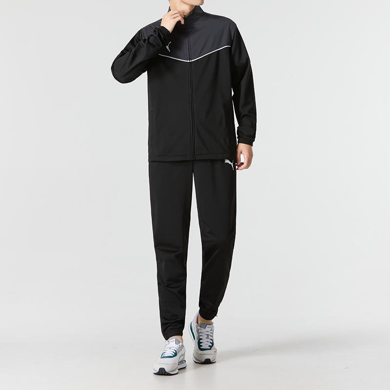 Puma Individual Rise Woven Tracksuit Men Tracksuits Black 657534-03
