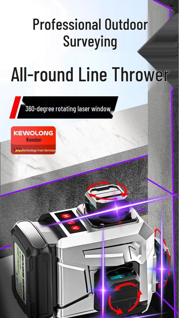 High Precision Automatic Infrared Laser Line Sticker with Three-Color Light