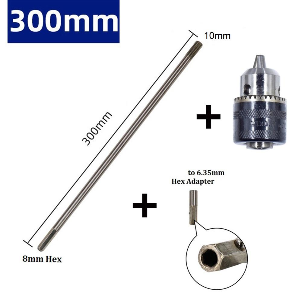 Deep Hole Drilling Chuck Extension Rod 300600mm with Hex Shank Suitable for Small Tools and Electric Hand Drills in Narrow Areas