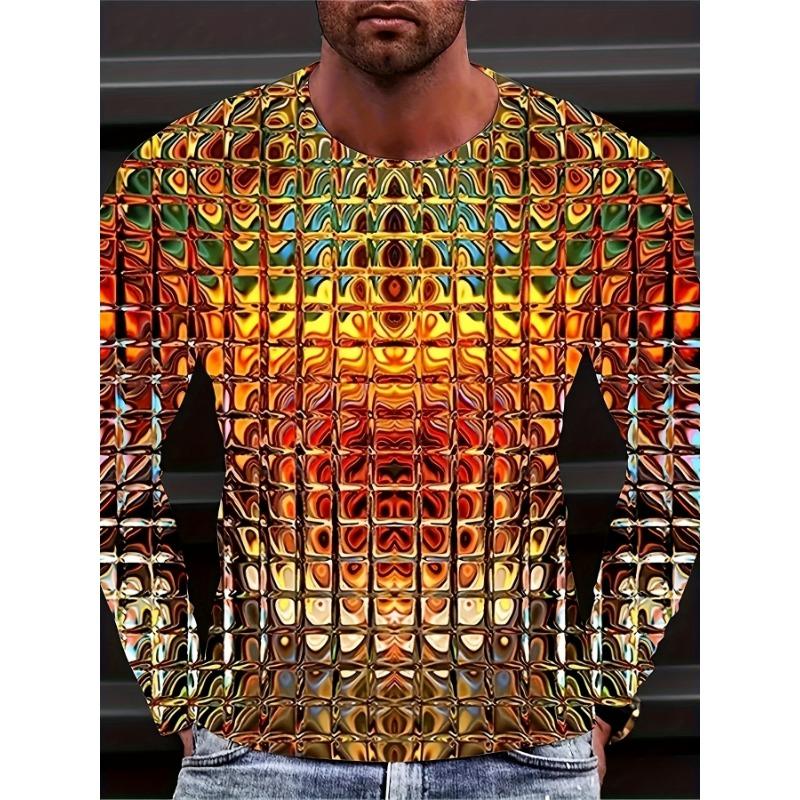 New Men s Fashion Casual Long Sleeve T-shirt S