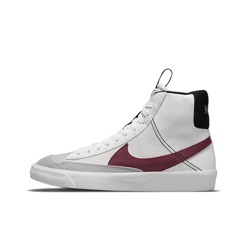 Neuer Nike Blazer Mid 77 SE GS Weiß Rush Maroon DH8640-101