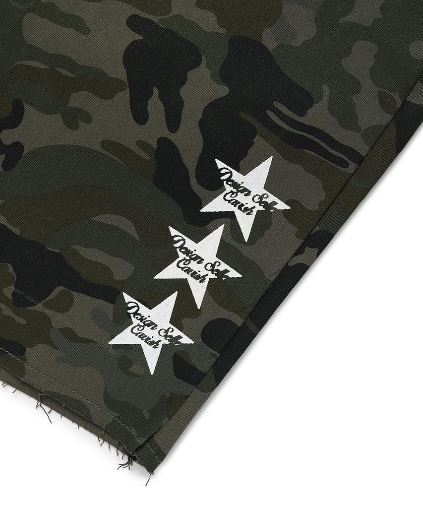 CAVISH W Woodland Biker Shorts Camo(Cv2Dmupa14A)