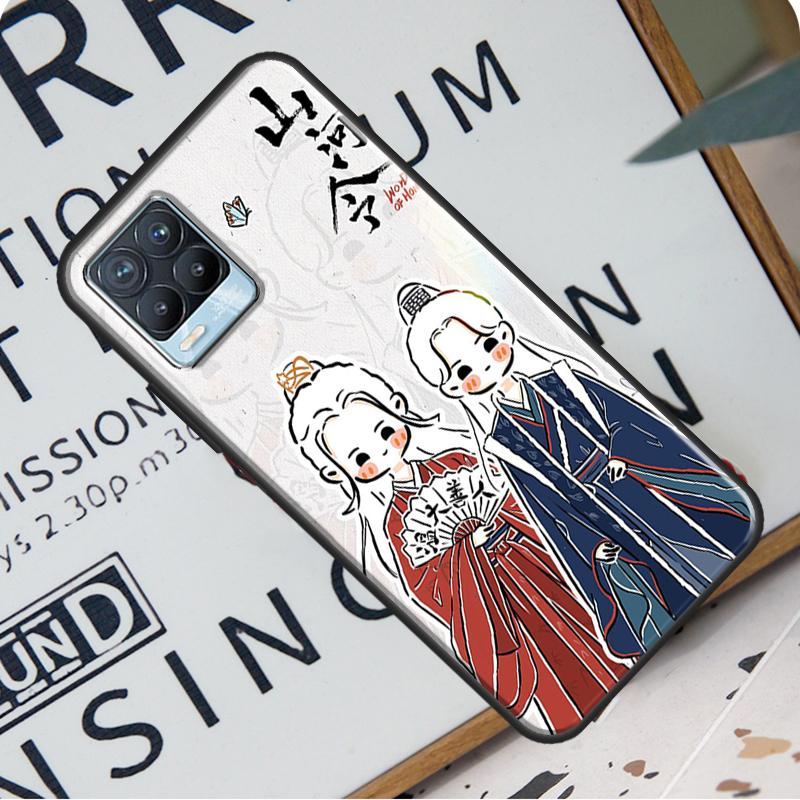 

WORD OF HONOR Shan He Ling мультфильм для OnePlus 9 Pro 8T 9R Nord 2 чехол для телефона Realme 6 7 8 Pro 8i GT Master GT Neo 2 C21 Realme C3