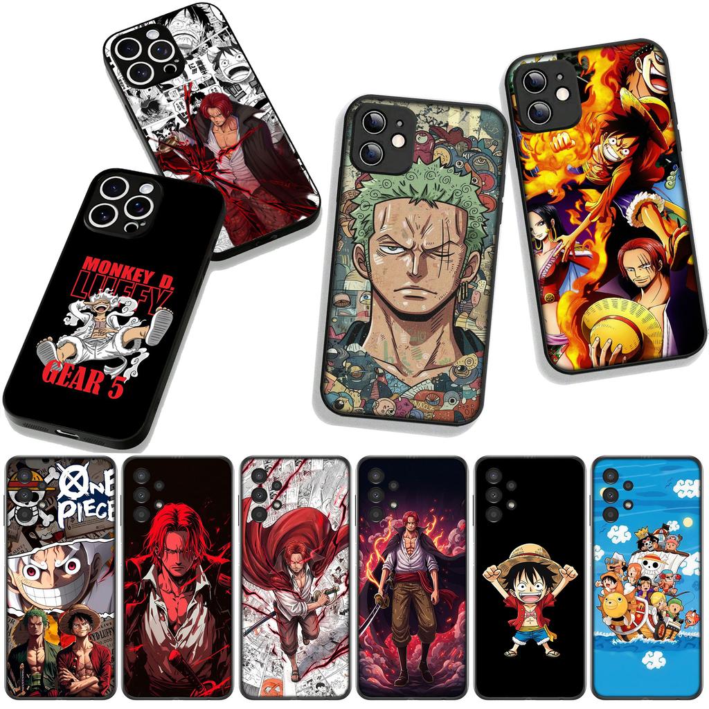 Luffy Zoro One Shanks Pieces Cover for Samsung Galaxy A36 A17 A26 A07 A35 A54 A53 A13 A33 A34 S8 S9 S20 S21 FE S10 Plus Case