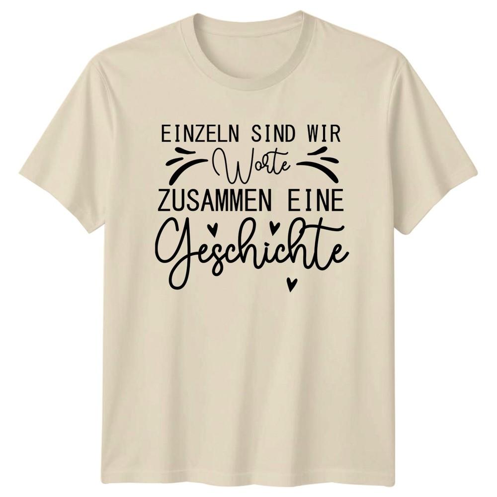 Einzeln Sind Wir Worte ZusamUnisex TShirt Couples Relationships Anniversary Gift