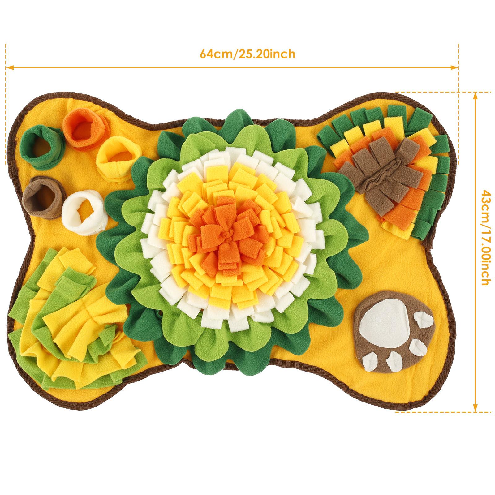 

Коврик-нюхалка для собак, игрушки для питомцев, интерактивная тренировка, нюхание, коврик для естественного кормления, пищалка, лакомства для собак, снятие стресса, игрушки-нюхалки