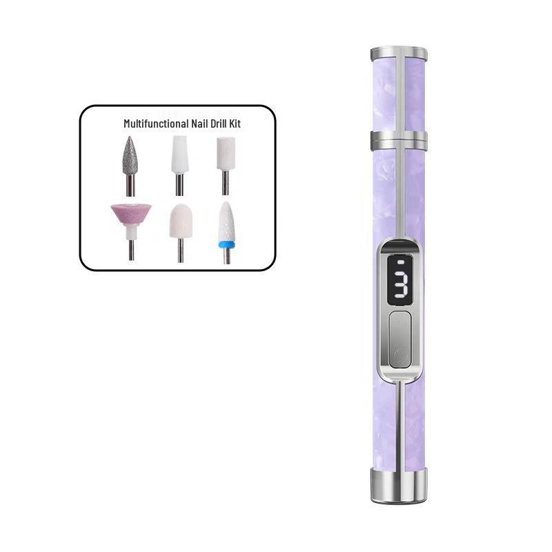 Portable Rechargeable Nail Grinder & Polisher - Professional Manicure Tool for Dead Skin Removal