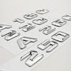 3D ABS Car Letters Logo A180 A220 A260 Badge Rear Trunk Emblem For Mercedes Benz A Class A180 A200 A220 A260 W177 Tail Marking
