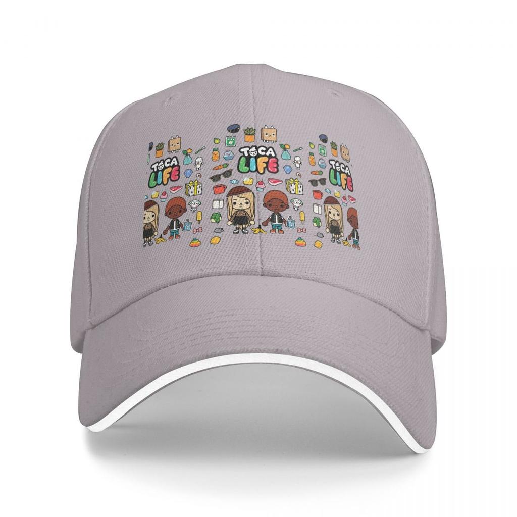 Unisex Baseball Hats Toca Boca Outdoor Streetwear Summer Sports Baseball Caps Hip Hop Cap Casquette Polychromatic Hats