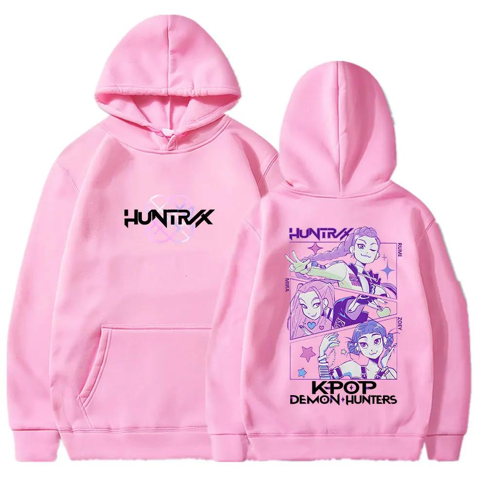 

Men s Hooded Sweatshirt Kpop Demon Hunters Graphic Pullover Hoodie Street Fashion Sweatshirt Training Hoodie Warm Style 3XL