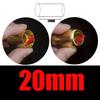 20 Stück Hochdruckrohr-Crimpzubehör 11-16MM Messingrohrverbinder Schlauch-Crimpwerkzeuge Kupferhülse Rohr Auspuffverbinder