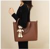 New Autumn and Winter Large-capacity Handbag Genuine Leather Fashionable High-end Single-shoulder Crossbody Bag