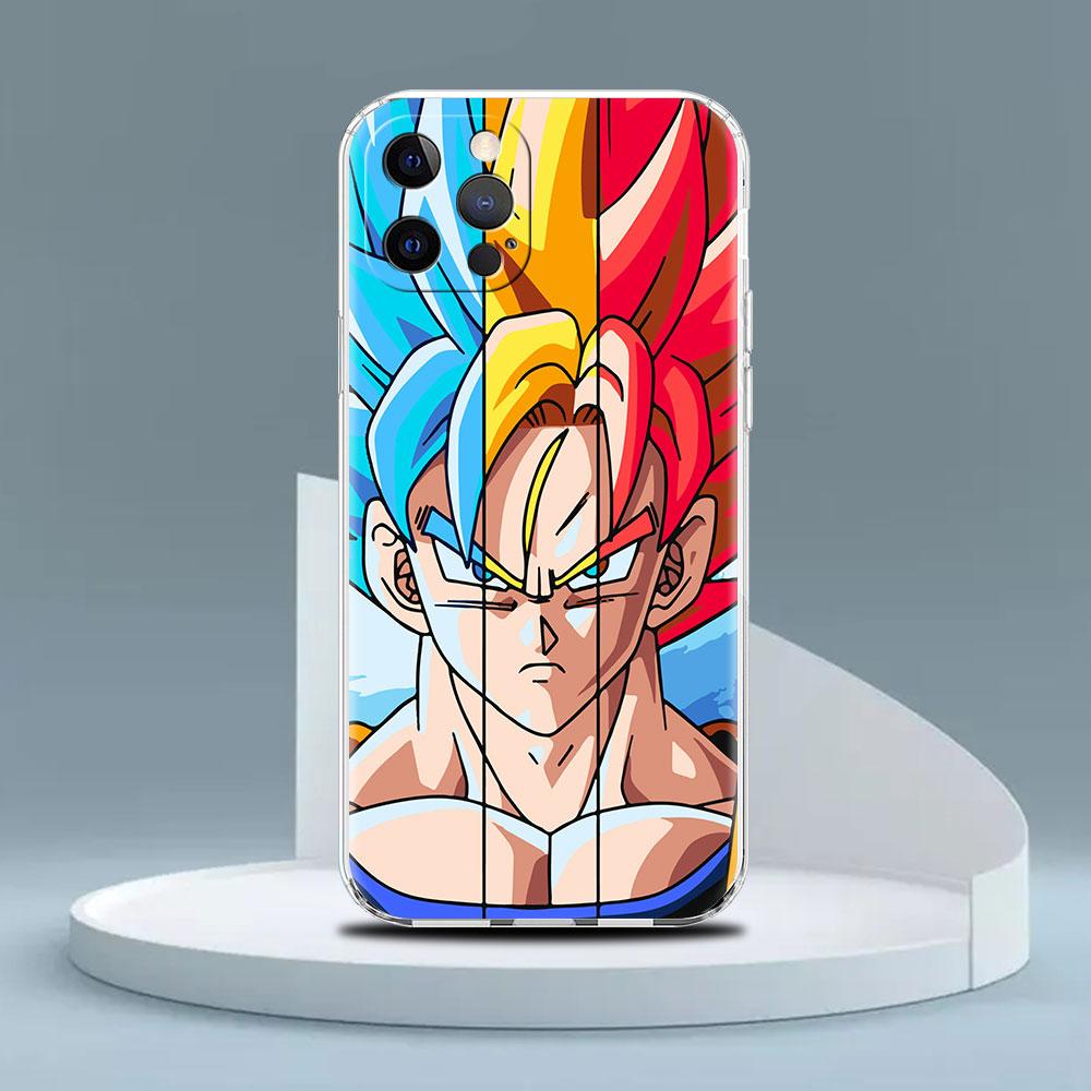 Husa transparenta Dragon-Ball pentru Apple iPhone 14 11 13 12 Pro 7 8 Plus XR X XS Max 6 6S 14Pro Husa de telefon din silicon
